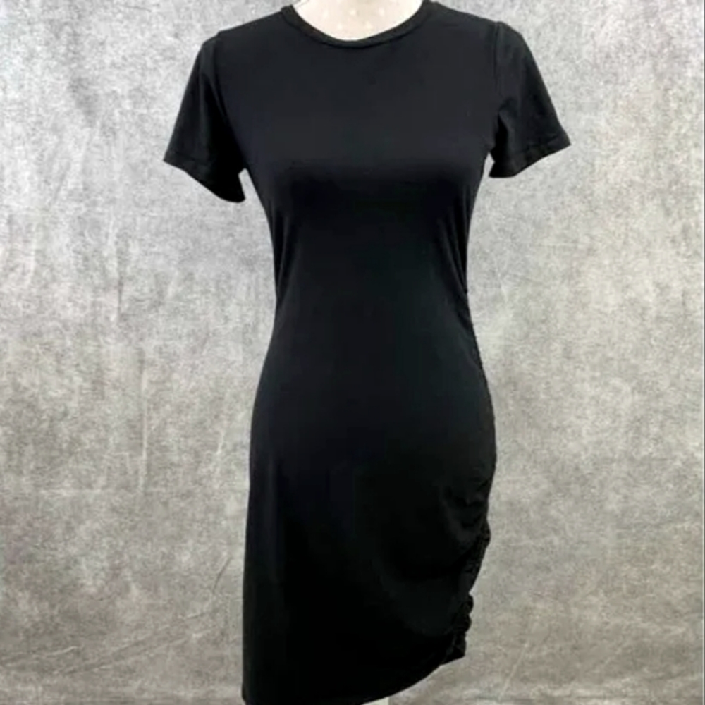 Michael Kors Soft Cotton Black T-shirt Dress size small
